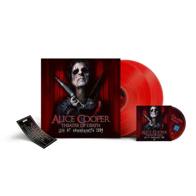 Alice Cooper - Theatre Of Death Live At Hammersmith 2009 (DVD, Numbered Ticket & 2lp Red) Vinyl New