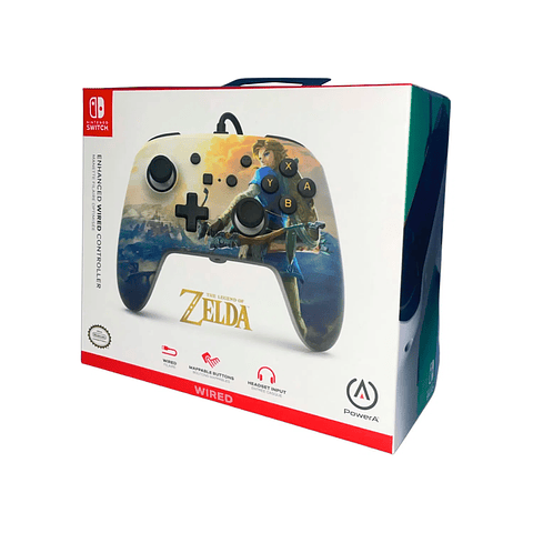 Switch Controller Wired Power A Zelda Hyrule Hero New