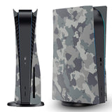 PS5 Console Cover Gray Camouflage New