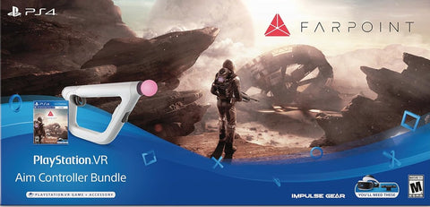 Farpoint Bundle Game & Aim Controller VR Required PS4 New