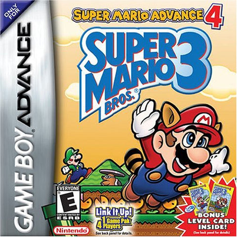 Super Mario Advance 4 Super Mario Bros 3 Gameboy Advance Used Cartridge Only