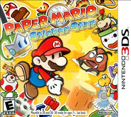 Paper Mario Sticker Star 3DS Used Cartridge Only