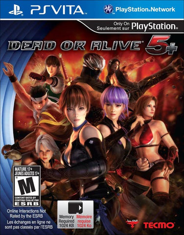 Dead Or Alive 5 Plus PS Vita Used Cartridge Only
