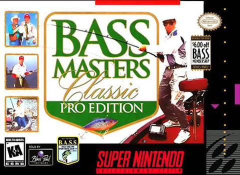 Bass Masters Classic Pro Edition SNES Used Cartridge Only