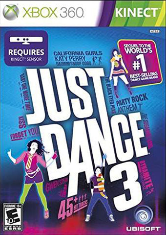 Just Dance 3 Kinect Required 360 Used