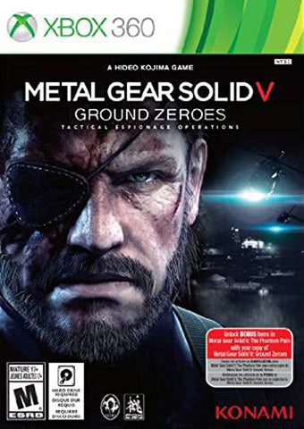 Metal Gear Solid V Ground Zeroes 360 New