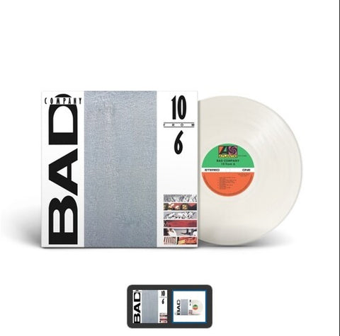 Bad Company - 10 From 6 (Rocktober 2023 Milky Clear) Vinyl New