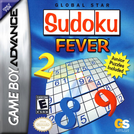 Sudoku Fever Gameboy Advance Used Cartridge Only
