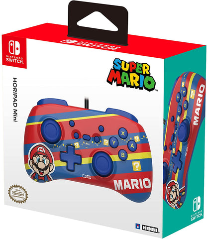 Switch Controller Wired Horipad Mini Mario New