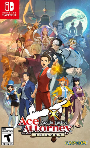Apollo Justice Ace Attorney Trilogy Switch New