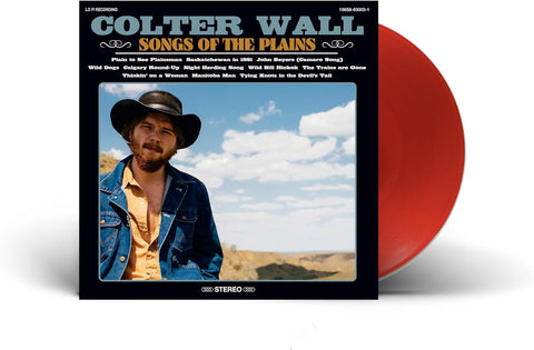 Colter Wall - Songs Of The Plains (Red Opaque) Vinyl New