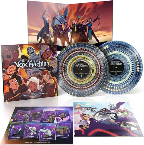 Neal Acree, Sam Riegel & Peter Habib - The Legend Of Vox Machina (2lp Animated Zoetrope Picture Disc) Vinyl New