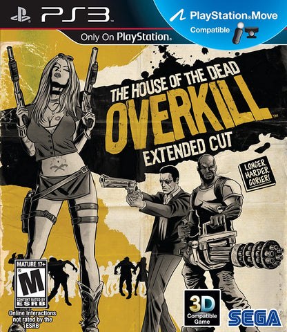 House Of The Dead Overkill Extended Cut PS3 Used