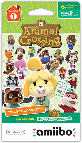 Animal Crossing Amiibo Cards Series 1 Pack New