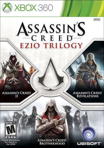 Assassins Creed Ezio Trilogy 360 Used