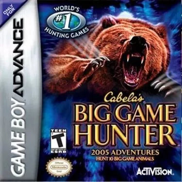 Cabelas Big Game Hunter 2005 Adventures Gameboy Advance Used Cartridge Only