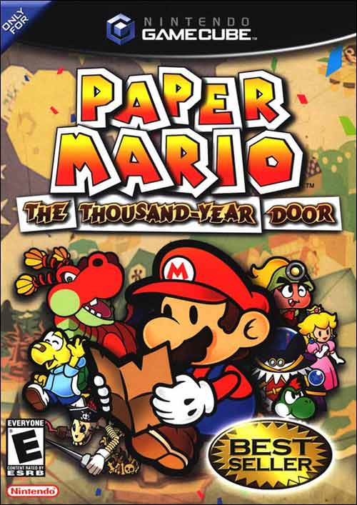 Paper Mario good Thousand Year Door for Nintendo GameCube manual only