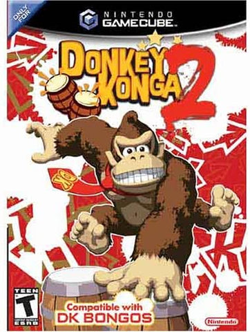 Donkey Konga 2 Game Only Bongos Recommended GameCube Used