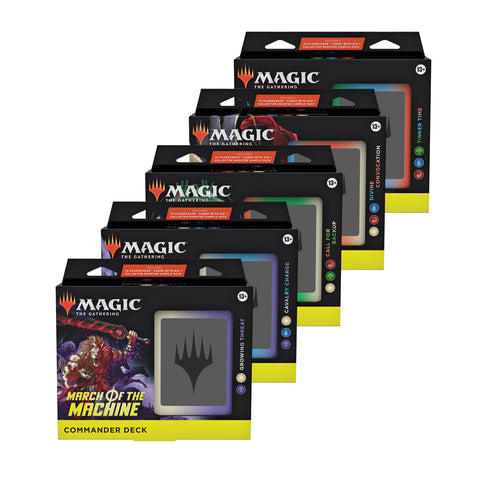 Magic March Of The Machines Commander Deck Assorted Themes New