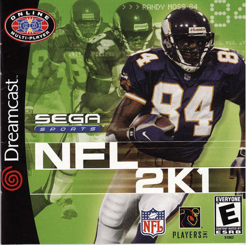 NFL 2K1 Dreamcast Used