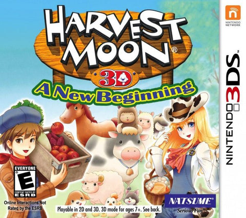 Harvest Moon A New Beginning 3DS Used Cartridge Only