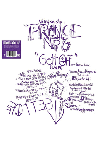 Prince & The New Power Generation - Gett Off (Damn Near 10 Minutes) (12 Inch Single) Vinyl New
