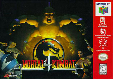 Mortal Kombat 4 N64 Used Cartridge Only