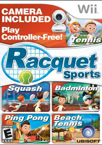 Racquet Sports Bundle with Camera Wii Used