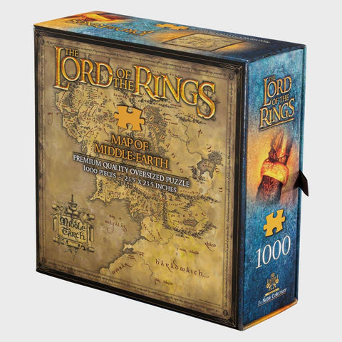 Lord of the Rings Map of Middle Earth 1000 Piece Puzzle New