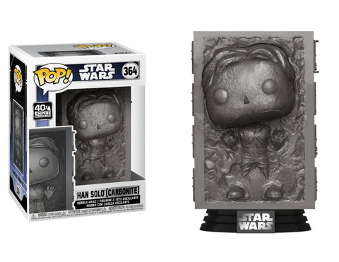 Funko Pop Star Wars Han Solo (Carbonite) New
