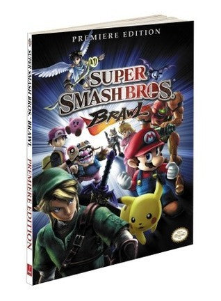 Smash Bros Brawl With Poster Hint Guide Used