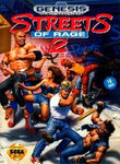 Streets Of Rage 2 Genesis Used Cartridge & Case Only