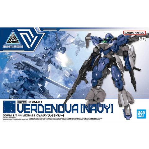 30 Minutes Missions - BEMX-21 Verdenova (Navy) - 1/144 Scale Model Kit New
