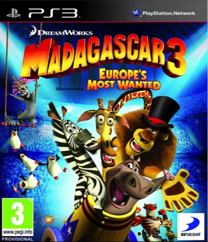 Madagascar 3 (import, minor wear) PS3 Used