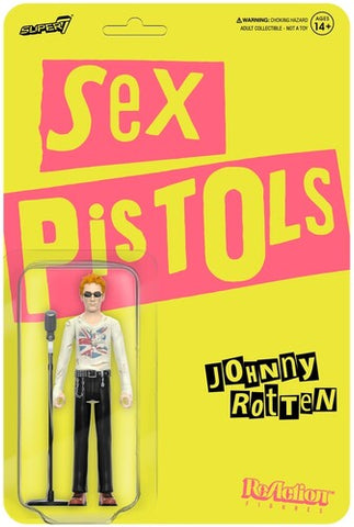 S7 Sex Pistols Johnny Rotten Union Jack Shirt Figure New