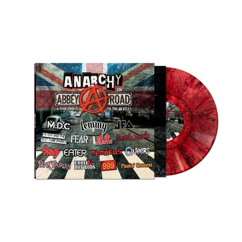 Various Artists - Anarchy On Abbey Road - A Punk Tribute To The Beatles (Red Marble) Vinyl New