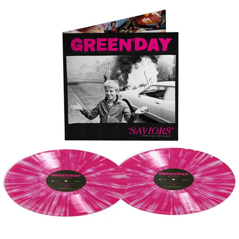 Green Day - Saviors (2Lp Deluxe Pink White Splatter) Vinyl New