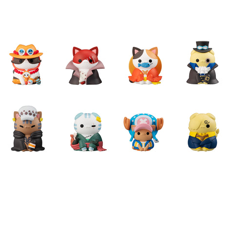 Mega Cat Project: One Piece NyanPieceNyan! I'm Gonna be King of the Paw-rates! (Blind Box) Figure New