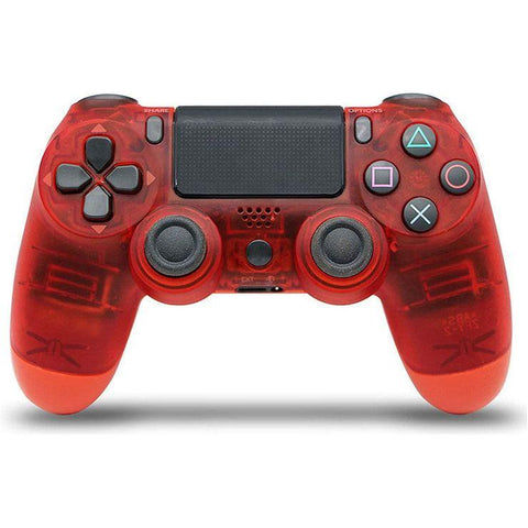 PS4 Controller Wireless Doubleshock Clear Red Generic Brand New