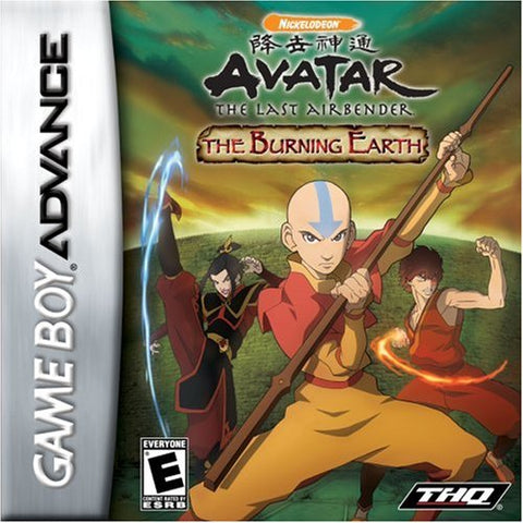 Avatar The Burning Earth Gameboy Advance Used Cartridge Only