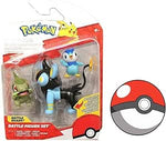 Pokemon Battle Figure Set Axew, Luxio, Piplup New