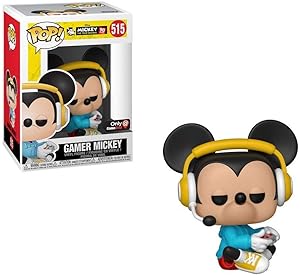 Funko Pop Mickey Gamer Mickey Yellow Headphones EB Exclusive New