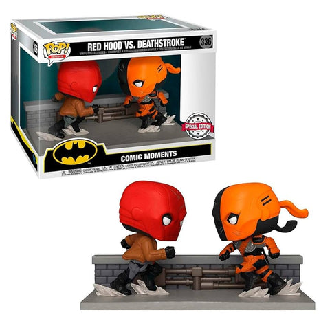 Funko Pop DC Comic Moments Red Hood vs Deathstroke New
