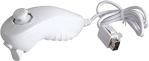 Wii Controller Nunchuck ICON White New