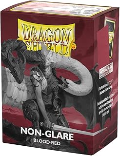 Dragon Shield Sleeves Matte - Non Glare Blood Red New
