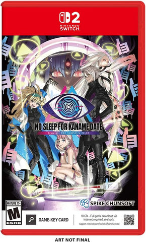 No Sleep For Kaname Date From AI The Somnium Files (Game Key Card) Switch 2 New