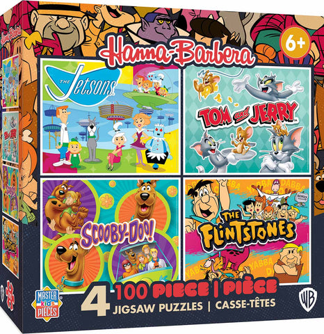 Hanna-Barbera 4 100 Piece Puzzle New