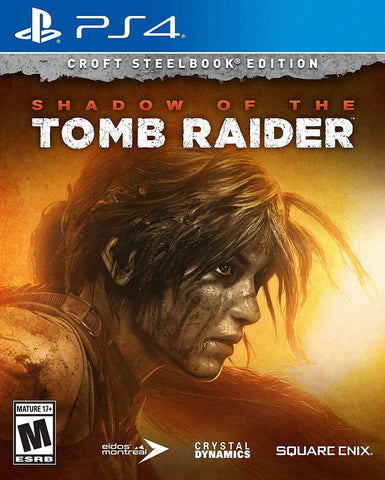 Shadow Of The Tomb Raider Steelbook PS4 Used