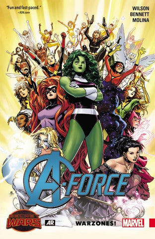 A-Force Vol 00 Warezones Trade Paper Back Used