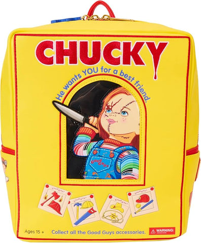 Loungefly Chucky Childs Play Cross Box Backpack New